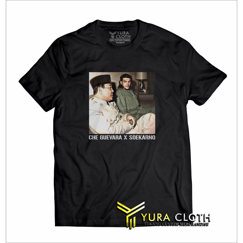 Kaos Pria Distro CHE GUEVARA X SOEKARNO