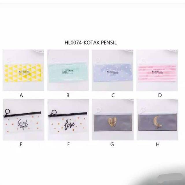 

otak Pensil / Pouch KarakterTransparan Murah Produk Import