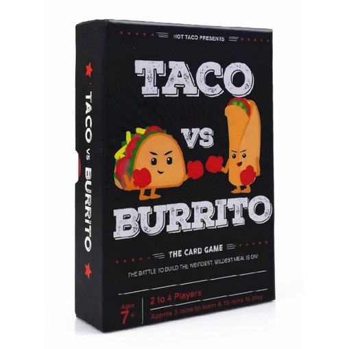 Board Game Taco VS Burrito Boardgame Permainan Kartu - BGTB001