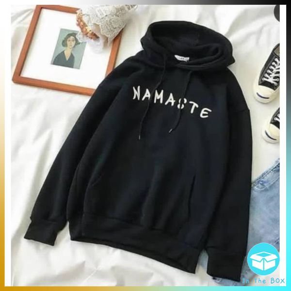SW 4 ITB Sweater Hoodie Wanita NAMASTE Fleece