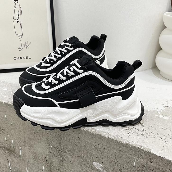 Lagi Tren.. LIVISON Jovanka  Sepatu Wanita Sneakers Shoes SP017 Hitam