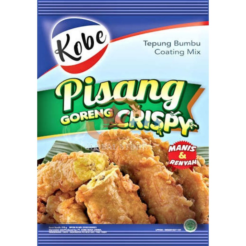 Kobe tepung pisang goreng crispy 75 gram