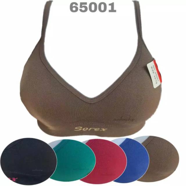 SOREX Bra 65001 Busa tipis  Tanpa  kawat  Casual  comfort