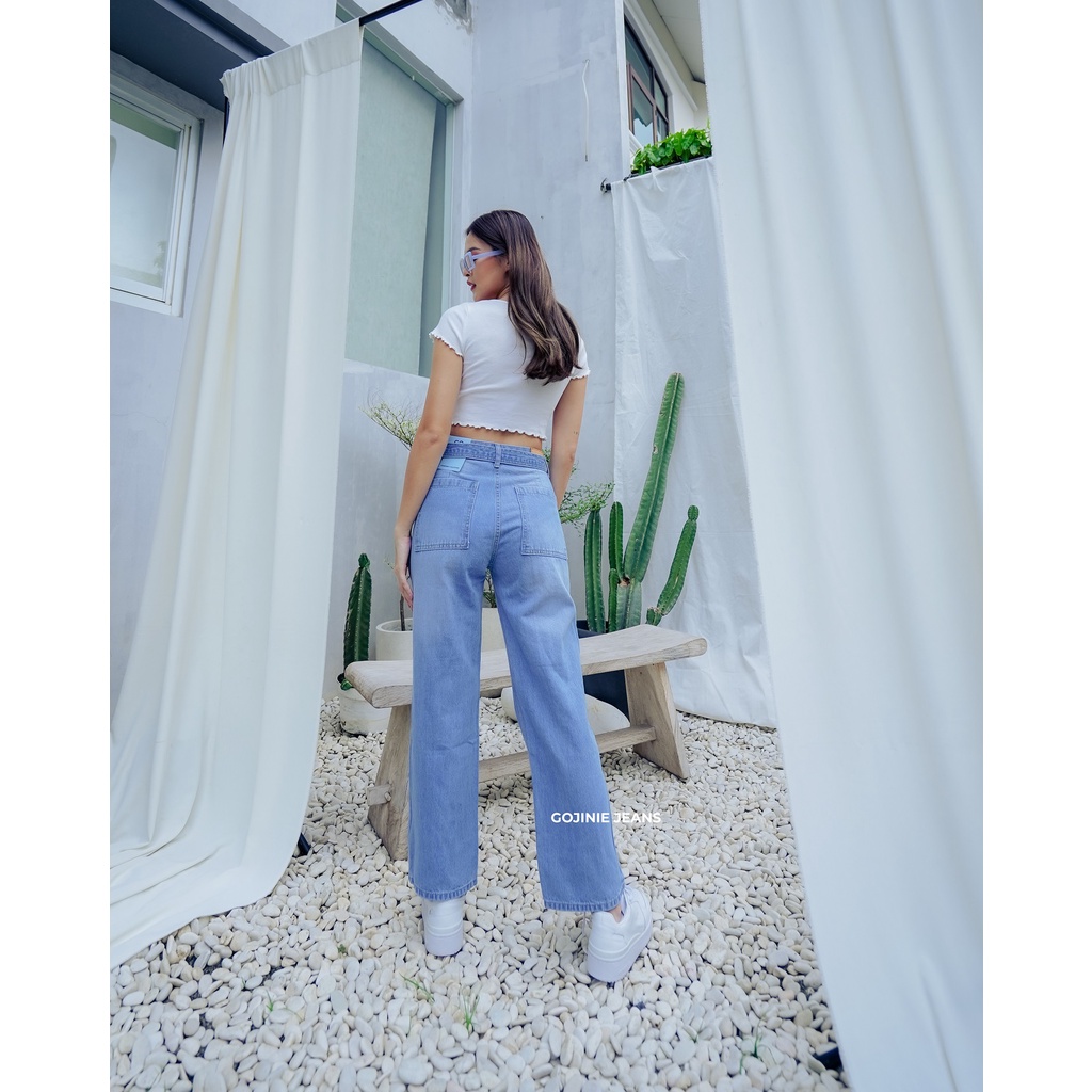 GOJINIEJEANS - Highwaist Comfort Cullotes Jeans - 4461 - COMFORT CULLOTES