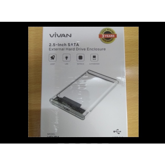 Vivan External Hard Drive Enclosure 2.5 inch Sata Vivan VSHD1