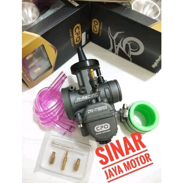 KARBURATOR PWK 24 TIPE N-RACING BLACK SILVER CPO