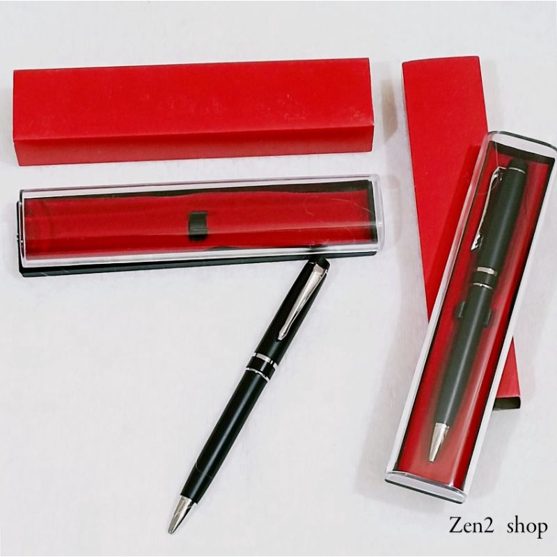 

Bp 802/Pulpen Exclusif/Pen Metal/Ballpoint/Pulpen+Box Merah/Pulpen Stainless model puter/Pulpen souvenir/Pulpen besi Polos