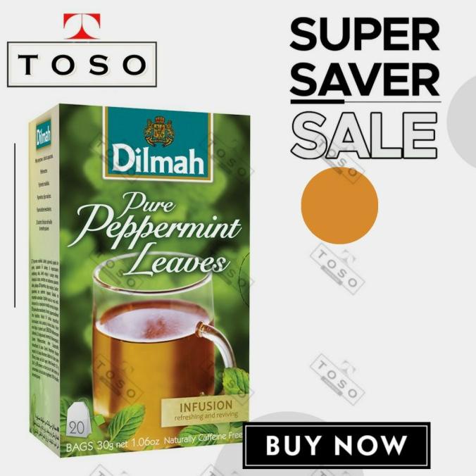 

BISA COD TEH DILMAH PEPPERMINT LEAVES TEA NO ENVELOPE 20 TAG TBAG TEH CELUP /KOPI RUBE/KOPI KAPAL API/KOPI SLB/KOPI PEJUANG/KOPI BUBUK