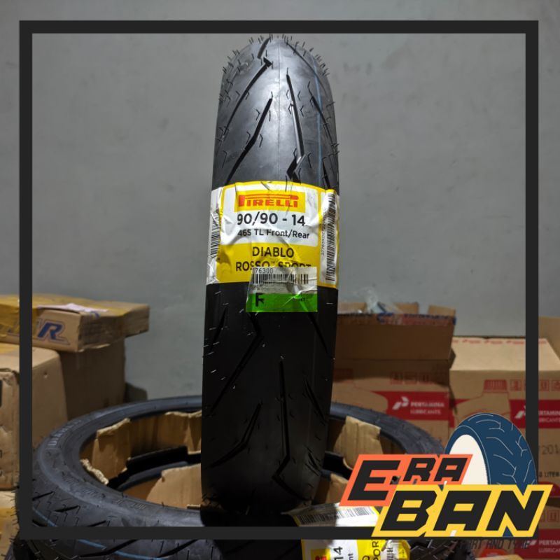 BAN LUAR PIRELLI DIABLO ROSSO SPORT 90 90 RING 14 TUBELESS BEAT VARIO
