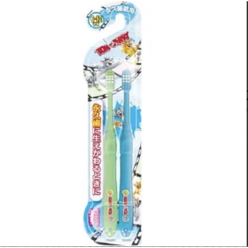 Tom &amp; Jerry toothbrush 2 pieces for the 6-year-old -12-year-old permanent teeth period / sikat gigi