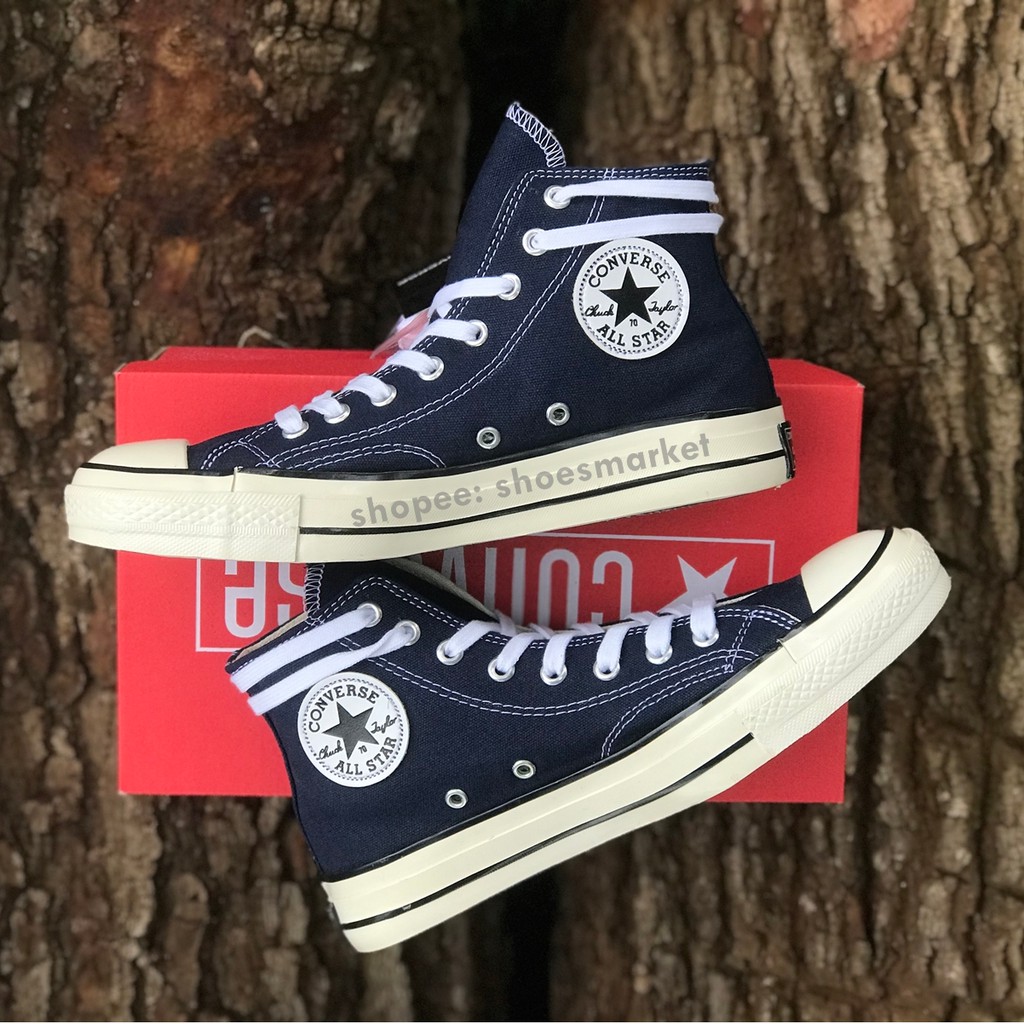 SEPATU CONVERSE 70S HIGH NAVY ALL STAR CHUCK TAYLOR OBRAL MURAH