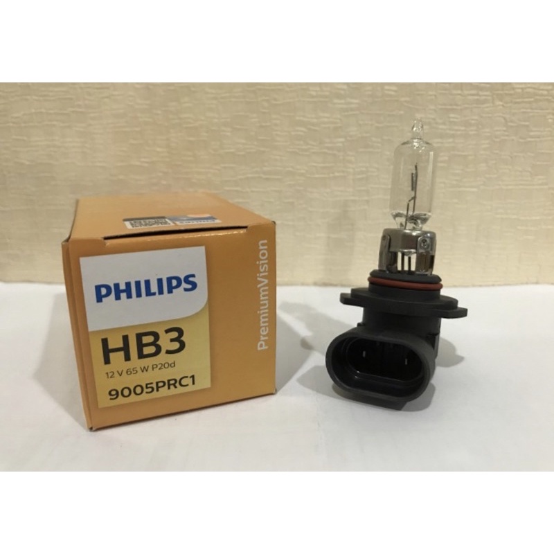 Bohlam Halogen Original Phillips HB3 12V 65w