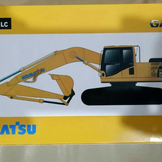 MINIATUR DIECAST ALAT BERAT EXCAVATOR KOMATSU PC 200