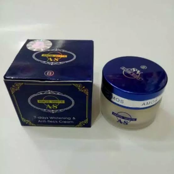 Amos White Cream Night Cream / Krim Malam / Krim B Rumah Cantik 354 Amos White Perawatan Pelembab Wajah Krim Herbal AMOS