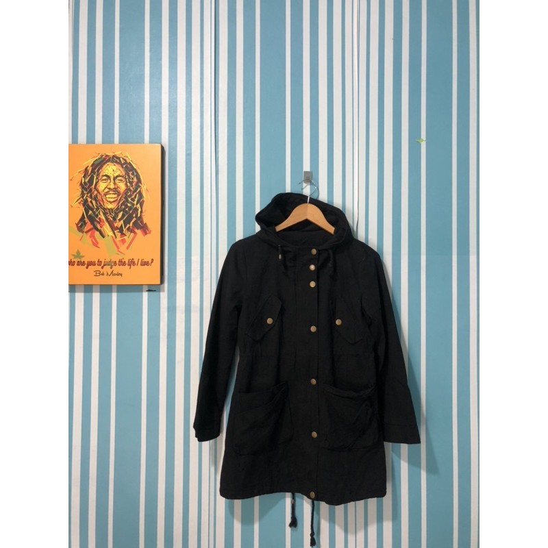 Bou Jeloud Jaket Parka Size S Jaket Vintage Jaket Trucker jaket 90an Jaket Gunung Hiking thrift