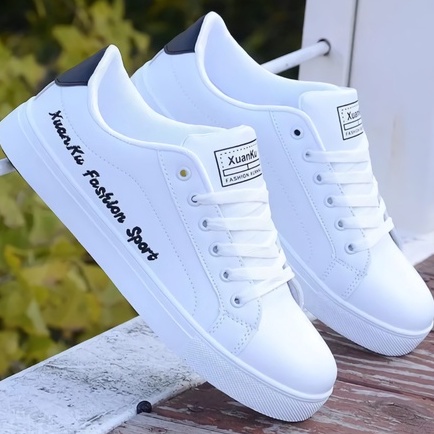 Sepatu sneakers senji pria sepatu keres ootd Putih Hanasy 2022 ss - senji