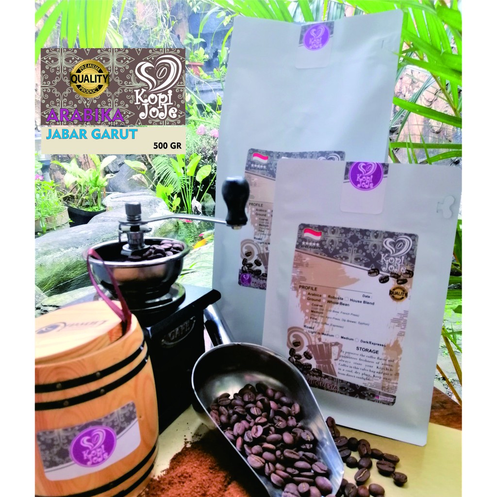 

KOPI ARABIKA JABAR GARUT (SPECIALTY COFFEE) - 500GR KOPIJOJE