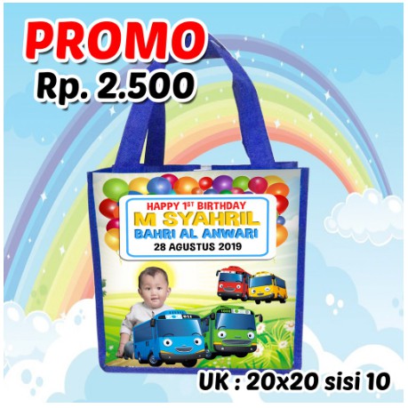 

TAS ULTAH / TAS ULANG TAHUN / GOODIE BAG / TAS SOUVENIR ULTAH