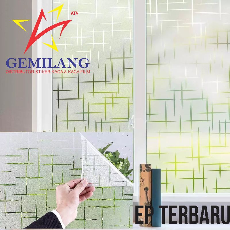 Stiker Kaca Jendela Rumah/Stiker Kaca/Sticker Kaca/Stiker Kaca Rumah/Stiker Kaca Motif/Sticker Rumah