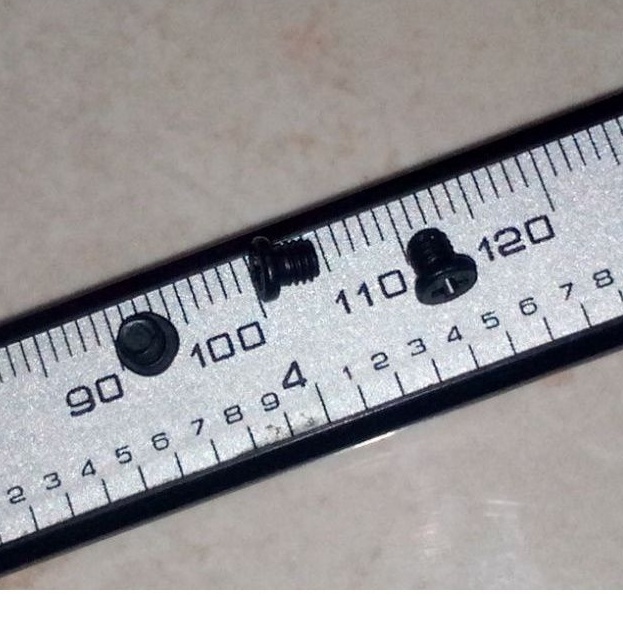 BAUT BAUD SEKRUP SKRUP SCREW LAPTOP NOTEBOOK UNIVERSAL M3X4MM M3X4 HEAD 4mm