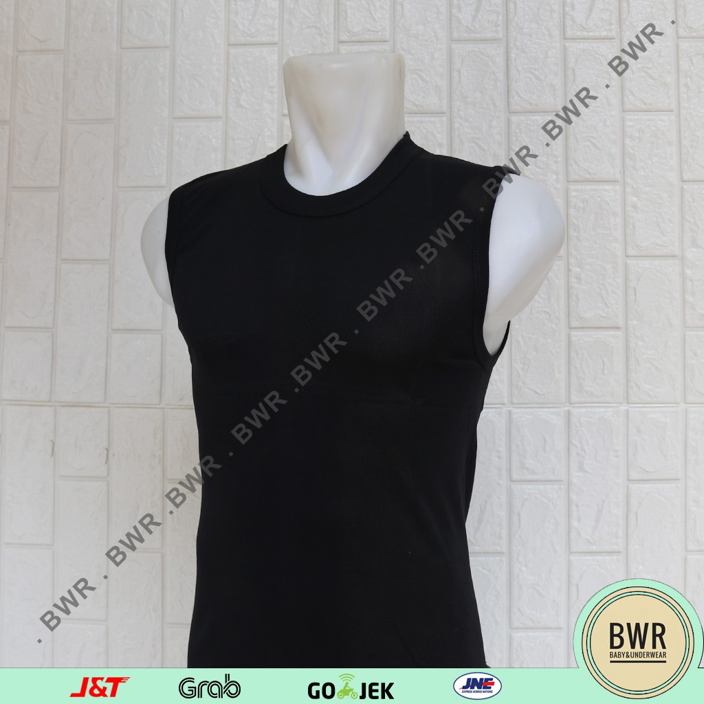 Tangtop AGREE SA005 / Kaos Dalam Tangtop Singlet Slim FIt Pria Dewasa Super Soft Cool Hitam Putih Abu | Bwr