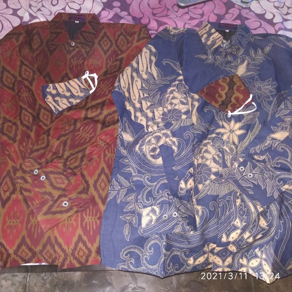 Kemeja Batik Lengan Panjang A12
