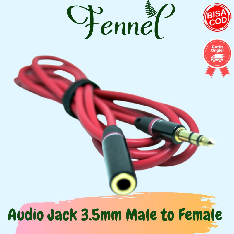 Kabel AUX HiFi Audio Jack 3.5mm Male to Female - AV118