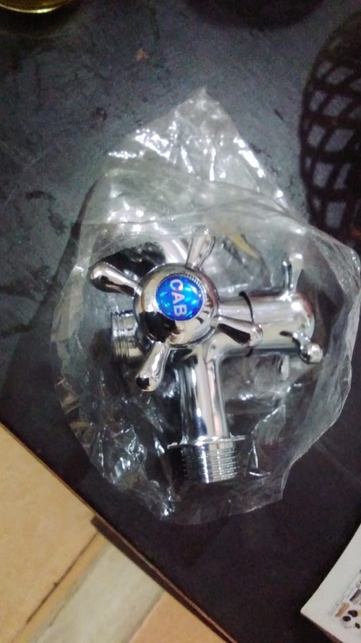 Kran Cabang Stainless Kran Double Sower