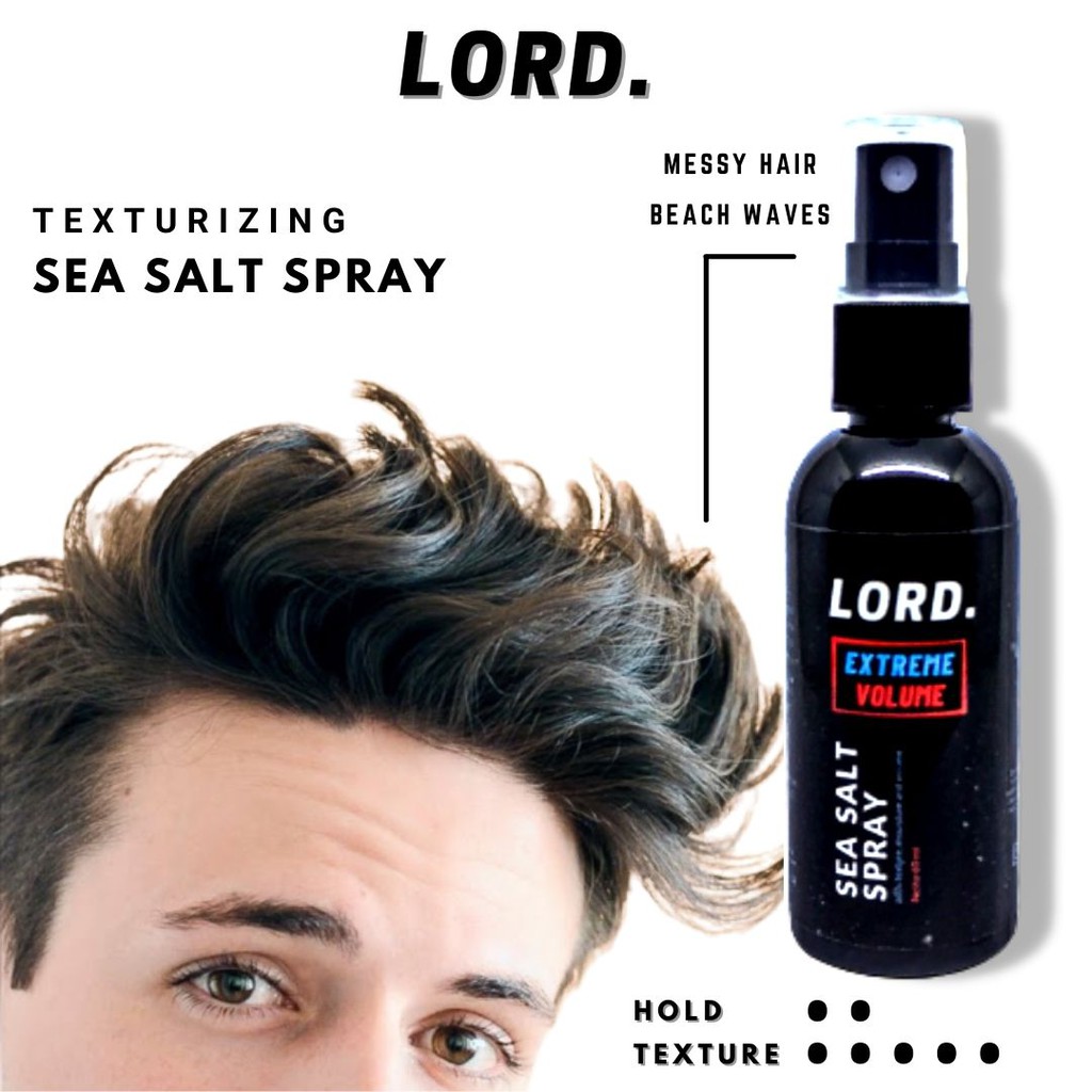 Texturizing Sea Salt Spray Lord Official Haircare Pria Wanita