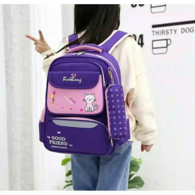 Tas sekolah cewek&amp;cowok/back pack sekolah saku laptop best selle