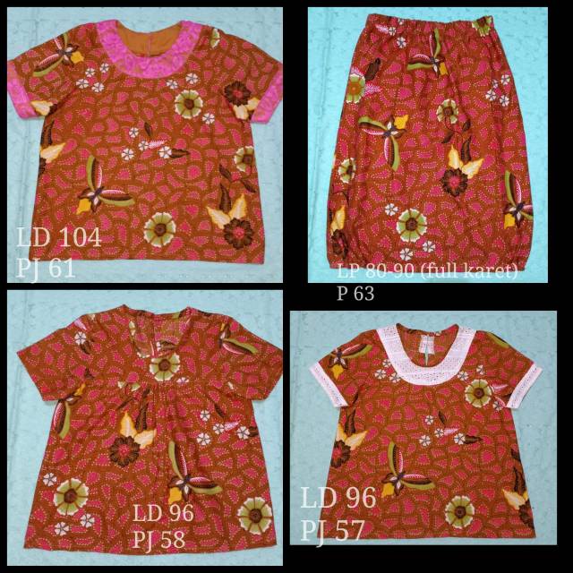 Blus dan rok batik
