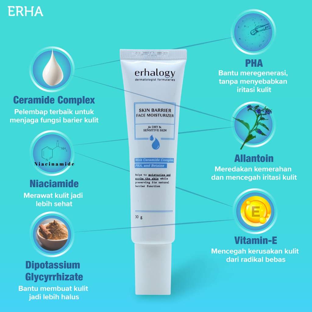 erha skin barrier face moisturizer