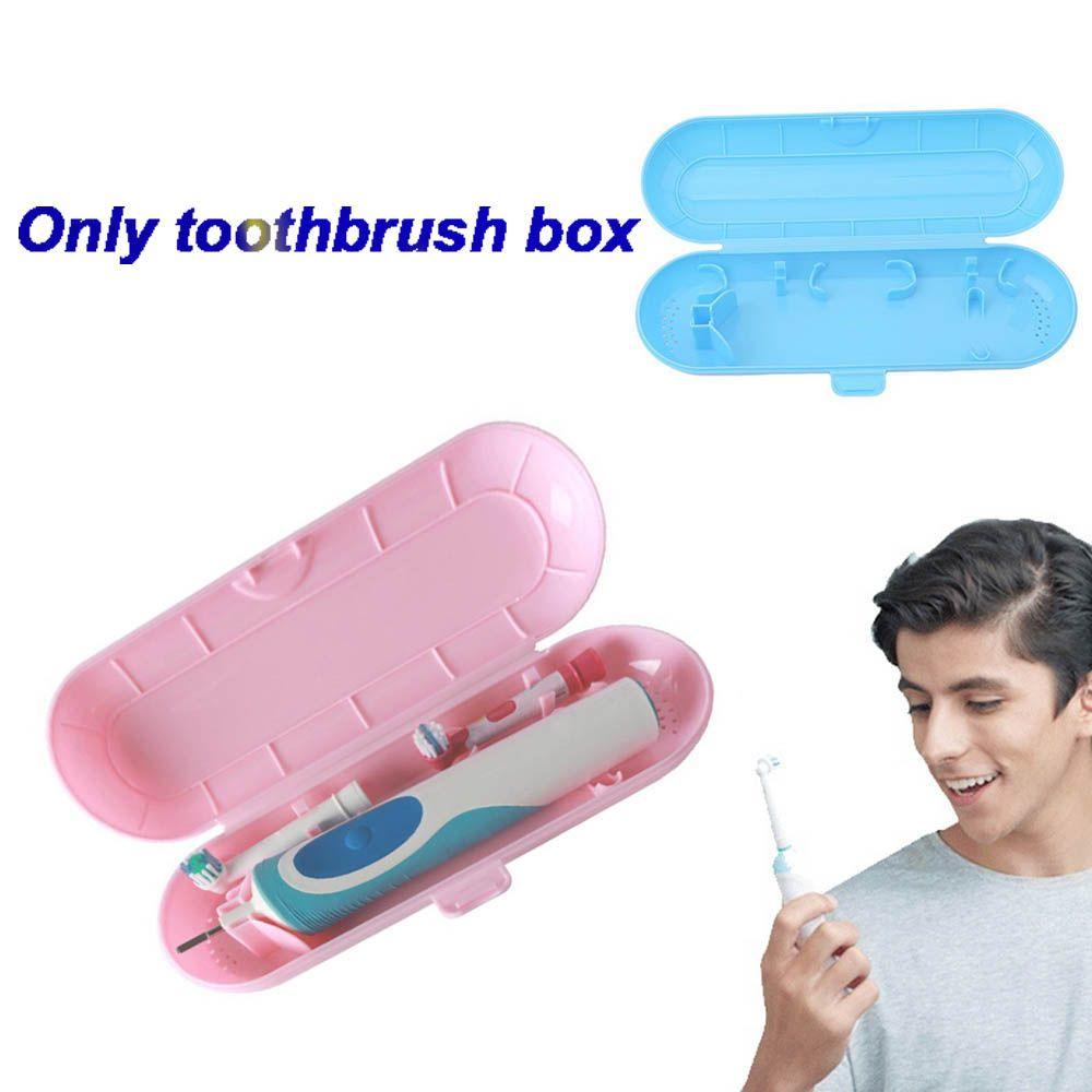 Solighter Tempat Sikat Gigi Elektrik Aksesoris Kamar Mandi Portable Travel Camping Kotak Pelindung