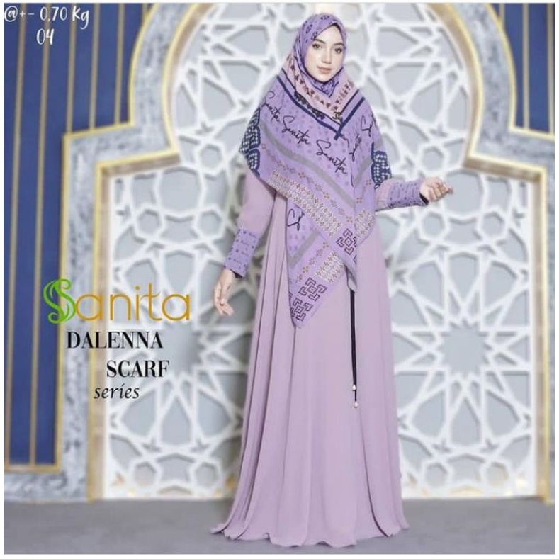 SET GAMIS SANITA DELLENA SCARF