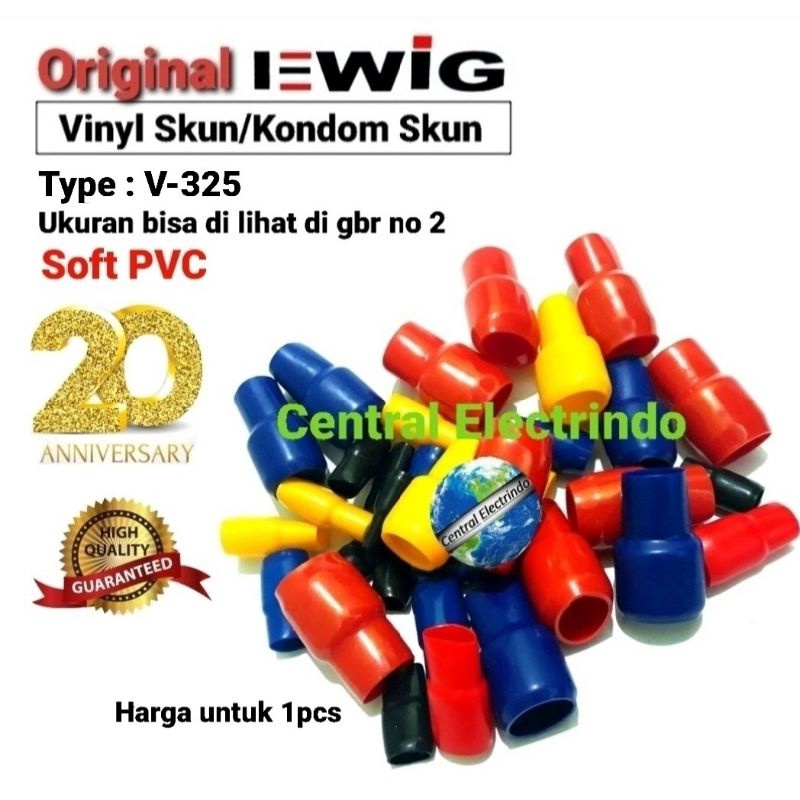 Vinyl Skun Kabel EWIG V-325 Harga per 1pcs.