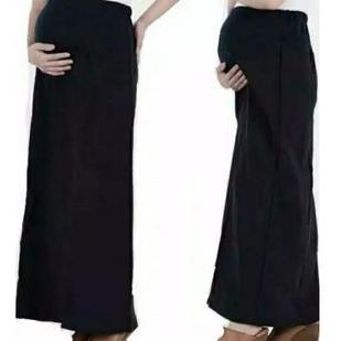 ROK HAMIL PANJANG WANITA ROK JUMBO KERJA KANTOR FORMAL KASUAL MAXI ibu hamil cewek hamil BUMIL big s