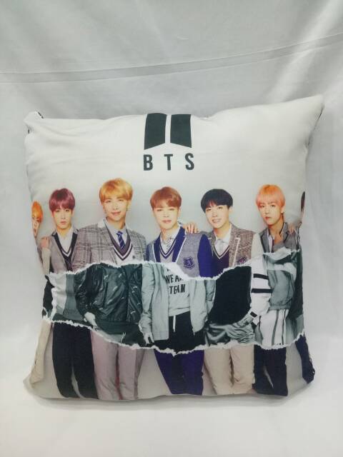 Bantal jumbo uk 50 x 50 cm Request Custom BTS