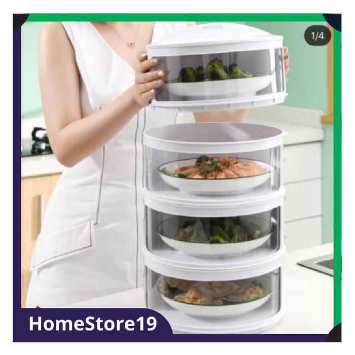 Wadahku Tempat Simpan Makanan Susun 5 Tingkat -Food Cover Tempat Simpan Lauk