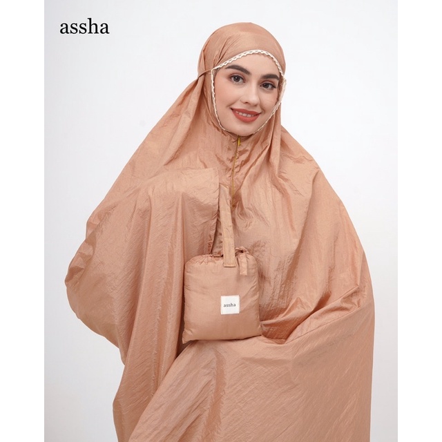 Mukena Travel 2 in 1 Brown / Mukena Mini