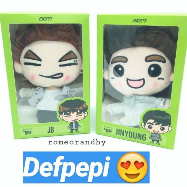 GOT7 DOLL OFFICIAL (GOTOON DOLL) - JB & JINYOUNG