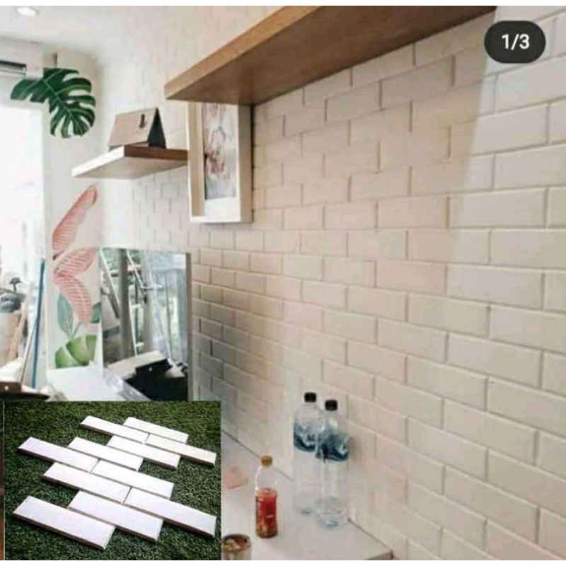 bata tempel putih beton