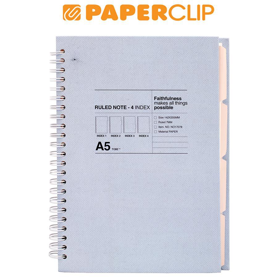 NOTEBOOK A5 TOBE NO17078 RULED