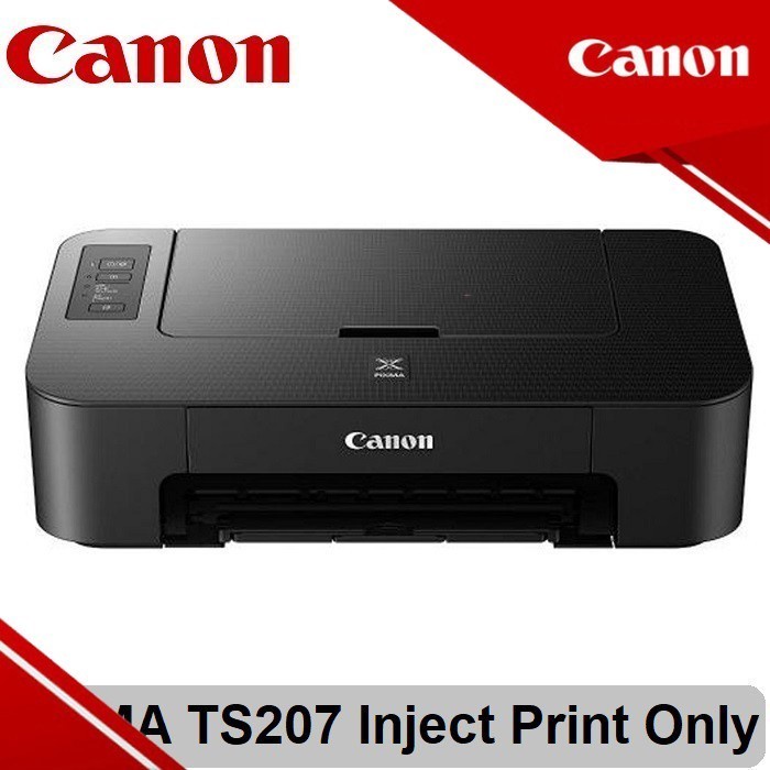 PRINTER CANON PIXMA TS207 / TS 207 INKJET PRINT ONLY GARANSI RESMI