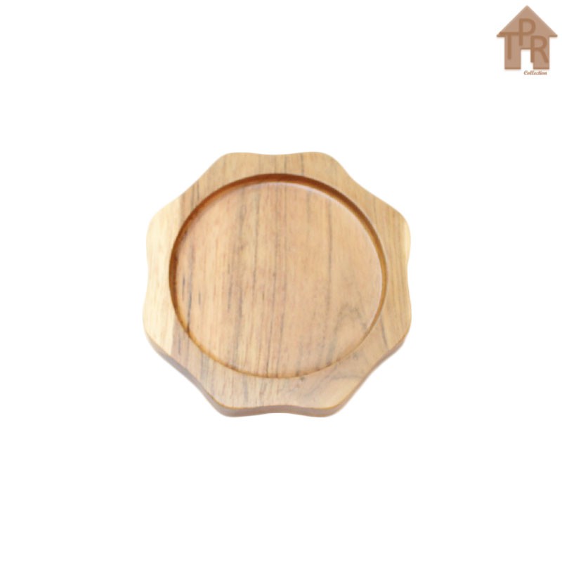 Teakwood Coaster / Tatakan Kayu Jati Premium