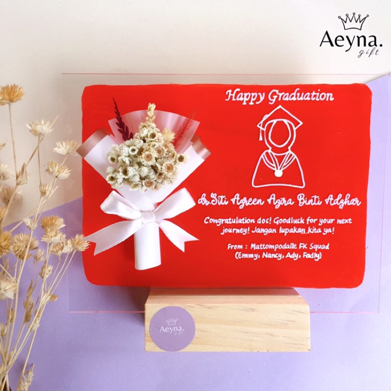 ACRYLIC LETTERING | KADO WISUDA | KADO NIKAH