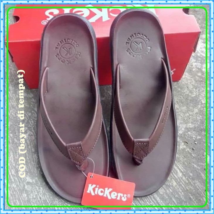 sendal kickers pria kulit best seller SANDAL SENDAL PRIA CASUAL PRIA SANDAL PRIA KULIT PRIA TERBARU