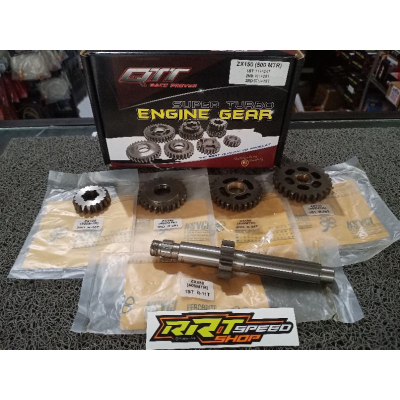 GEAR RATIO / RASIO NINJA 500M QTT RACING