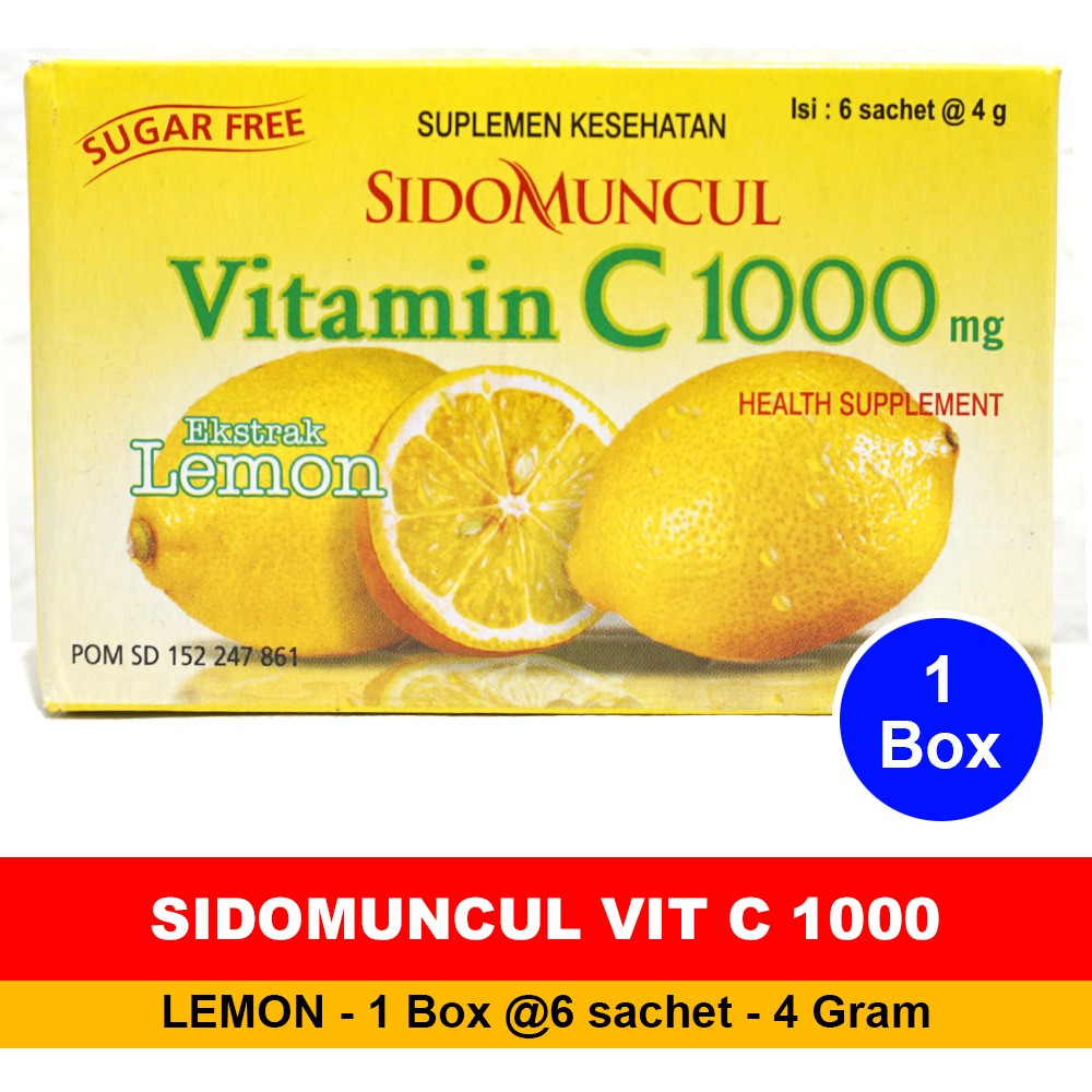 Harga Sidomuncul Vitamin C 1000mg Box Terbaru Juni 21 Biggo Indonesia