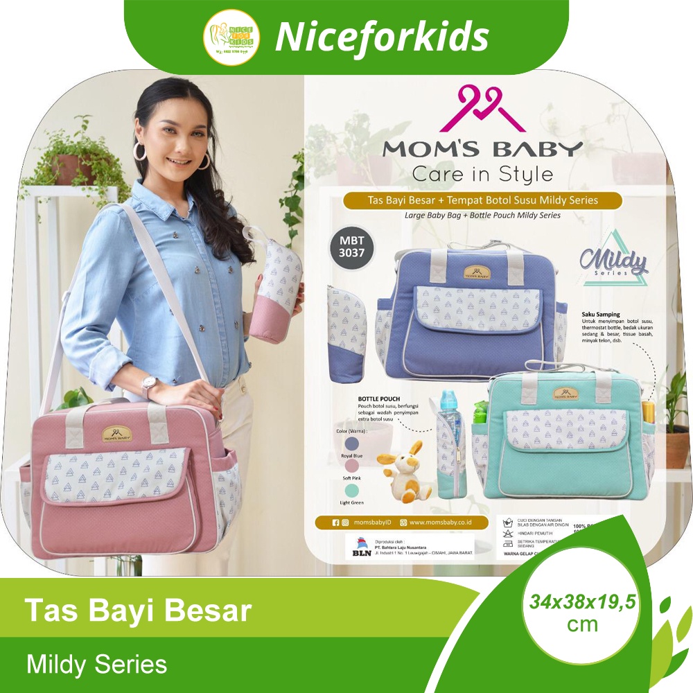 Mom's Baby Tas Bayi Besar Mildy Series MBT3037 / Tas Perlengkapan Bayi / Tas Baju Bayi