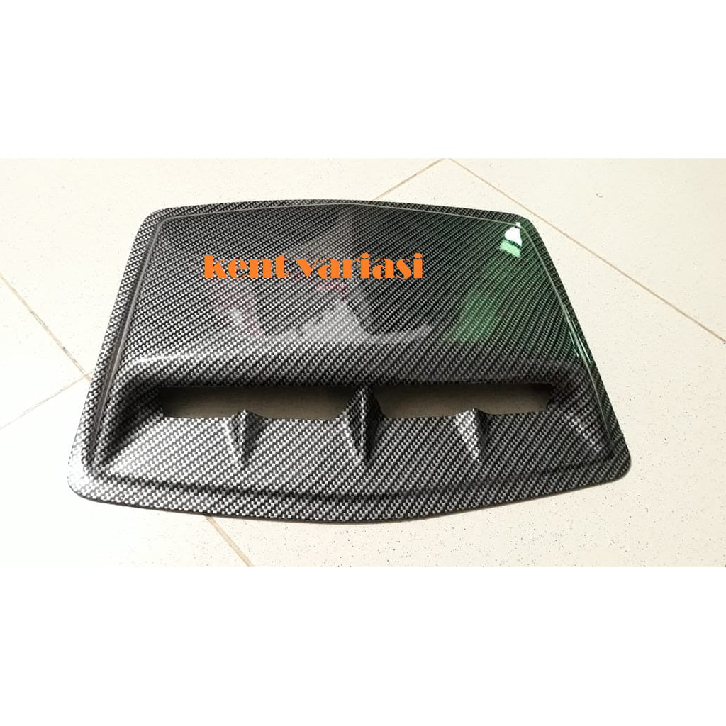 air flow turbo hood scoop mobil Universal motif carbon